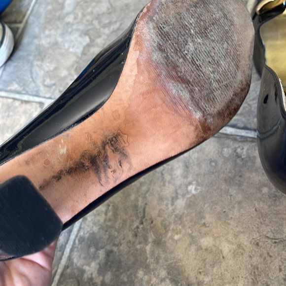 Ann Taylor Chunky Heels Genuine Leather - Picture 5 of 7